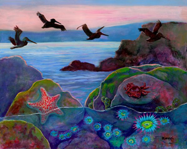 Debra Beck Lennox: Twilight Tidepool